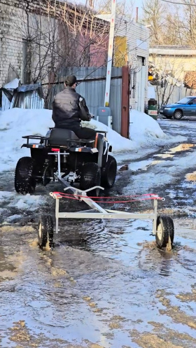 Квадроцикл с прицепом - готовое решение для рыбалки
