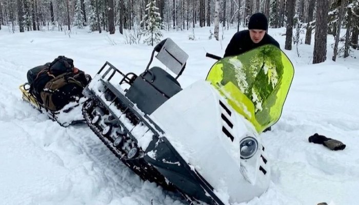 Что делать если перевернул снегоход с двигателем Loncin LC2V80FD или Lifan LF2V80F-A?