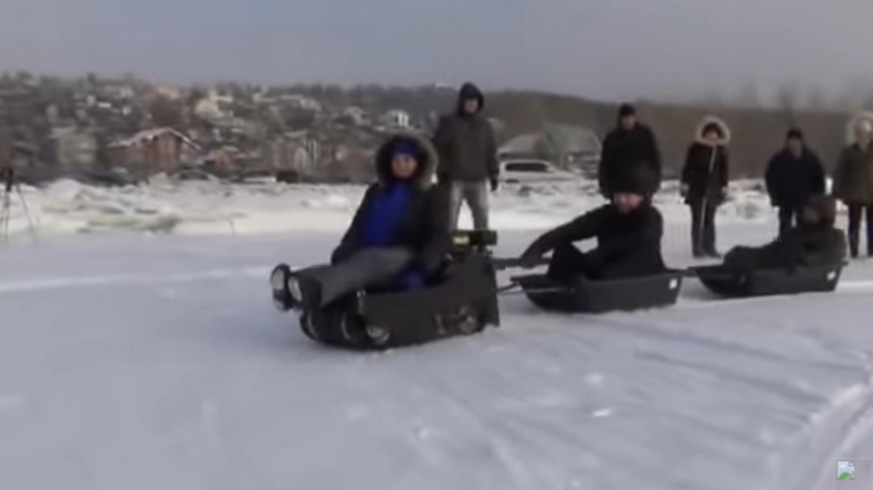 Тест драйв мотобуксировщика Джек
