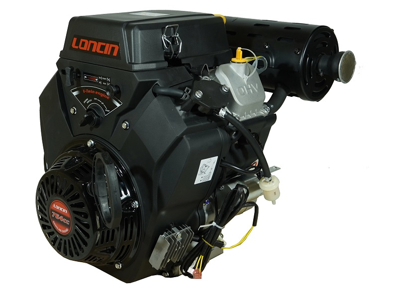 Двигатель Loncin LC2V80FD D25 20А Ручной/электрозапуск