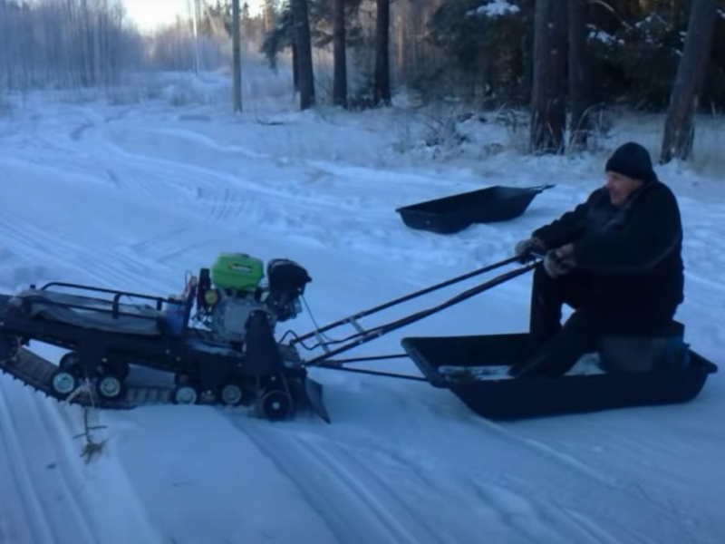 Мотобуксировщик Рекс 15 л.с.