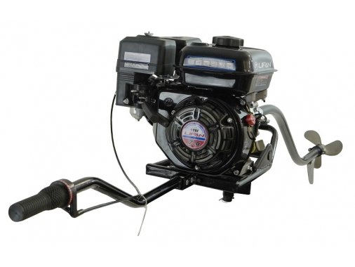Мотор лодочный болотоход Habert (двигатель Lifan 170F D20)