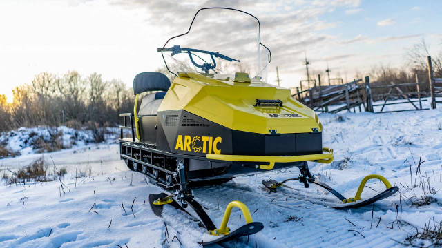 Миниснегоход для глубокого снега