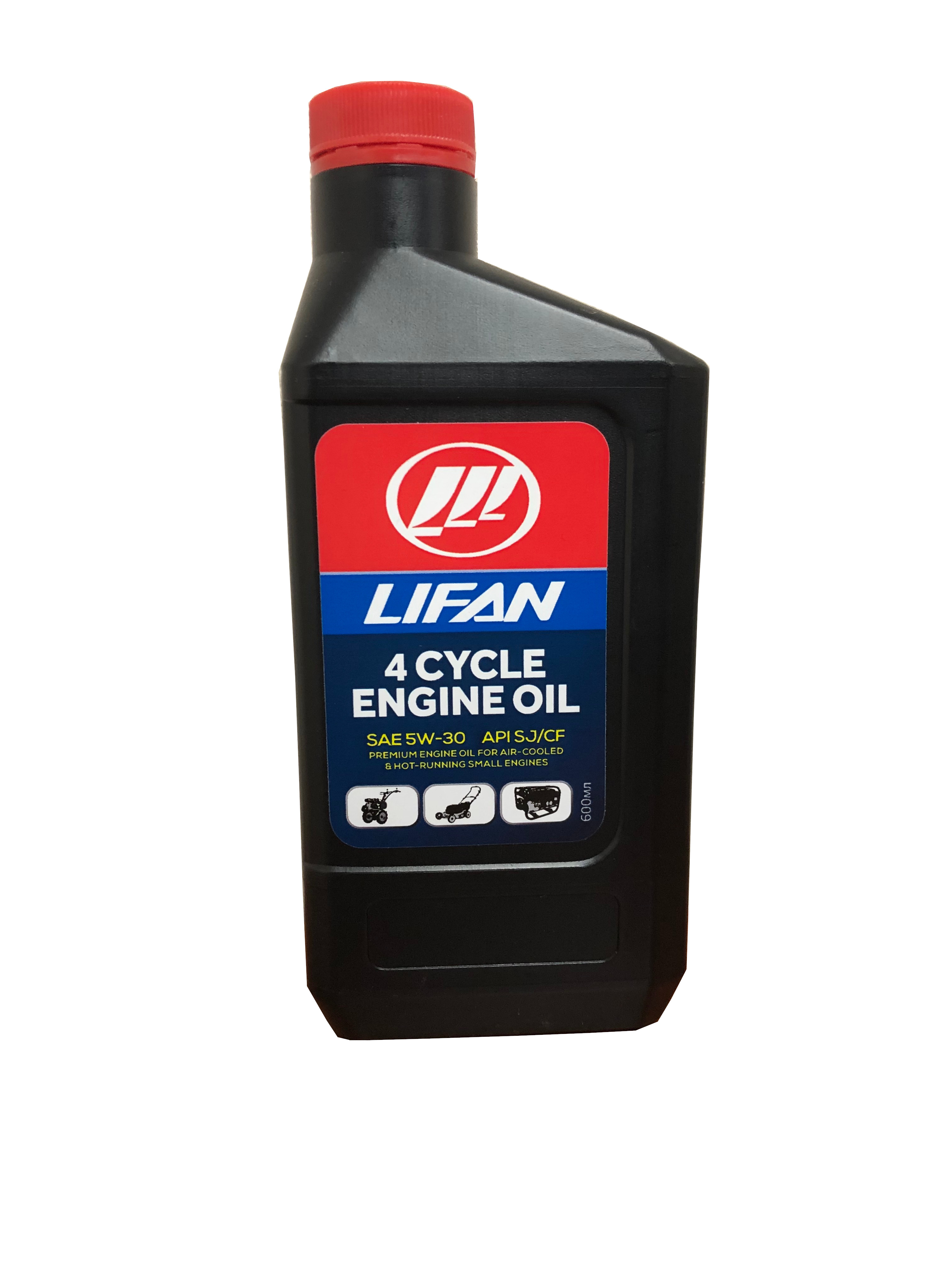 Масло LIFAN для 4-х тактных двигателей полусинтетическое SAE 5W-30 API SJ/CF 0,6л